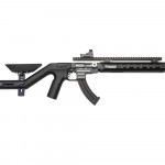 con red dot pardini tr20, carabina semiautomatica .22 lr per il tiro rapido sportivo