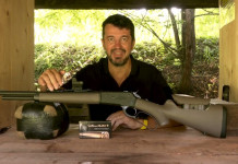 Pedersoli 86/71 Droptine, in prova al poligono pedersoli 86/71 droptine