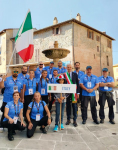 La delegazione italiana al Campionato del mondo Precision Rifle 22Lr al Tav Piancardato