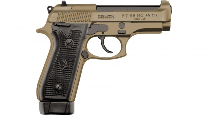 Taurus 58Hc Plus, la pistola .380 acp in quattro colori