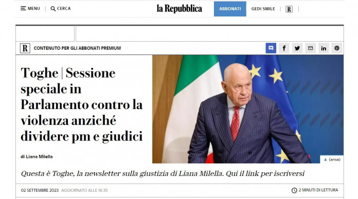 Uccisione dell’orsa Amarena, Repubblica attacca le armi