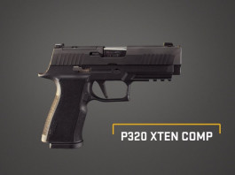 Sig Sauer P320-XTen Comp, una pistola compatta calibro 10 mm Sig Sauer P320-XTen Comp, una pistola compatta calibro 10 mm