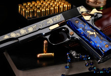 Sk guns Lady of Guadalupe, una pistola da collezione Sk guns Lady of Guadalupe, una pistola da collezione