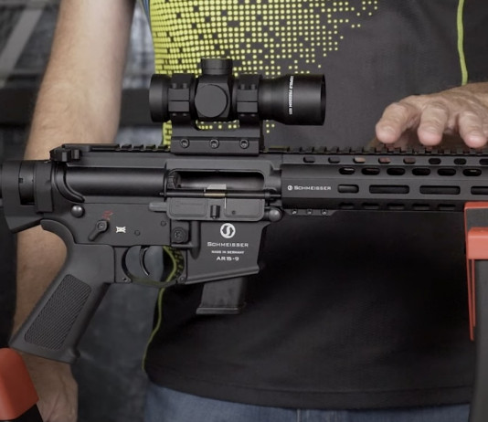 Schmeisser Ar15-9 calibro 9×19 mm, la prova in poligono schmeisser Ar15-9