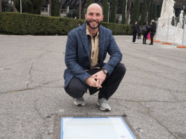 Niccolò Campriani nella Walk of fame dello sport italiano Niccolò Campriani nella Walk of fame dello sport italiano