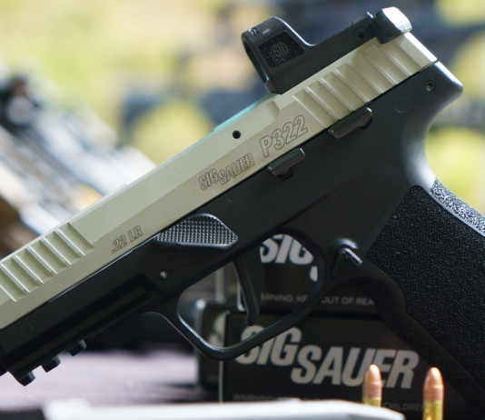 Sig Sauer P322 Comp, una pistola .22 lr con compensatore Sig Sauer P322 Comp, una pistola .22 lr con compensatore