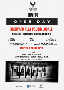 open day polizia locale Gun Bank