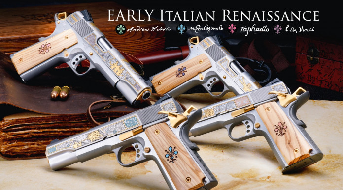 Sk Early Italian Renaissance, quattro pistole da collezione per celebrare il Rinascimento