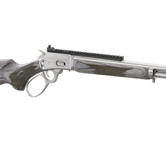 Marlin Model 1894 Sbl, una carabina a leva .44 Remington e .44 Special col calcio in laminato Marlin Model 1894 Sbl, una carabina a leva .44 Remington e .44 Special col calcio in laminato