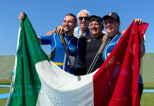 Record di medaglie per Beretta a Parigi 2024 Record di medaglie per Beretta a Parigi 2024: Da sinistra Gabriele Rossetti, il presidente del Coni Giovanni Malagò, il dt Andrea Benelli e Diana Bacosi dopo la vittoria della medaglia d'oro nello skeet mixed team
