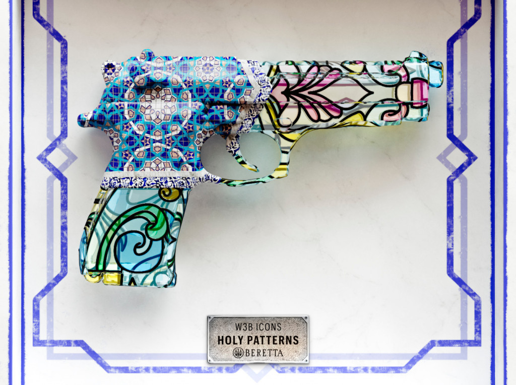 Beretta W3bicos, la collezione d’arte digitale su M9/M92Fs