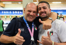 Paolo Monna in finale come tiratore dell’anno Paolo Monna in finale come tiratore dell’anno - Paolo Monna con Roberto Di Donna