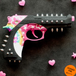 Studded Pink Beretta w3bicons Pop
