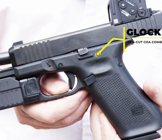 Glock 45 A Cut Coa Combo calibro 9×19 mm, la prova a fuoco Glock 45 A Cut Coa