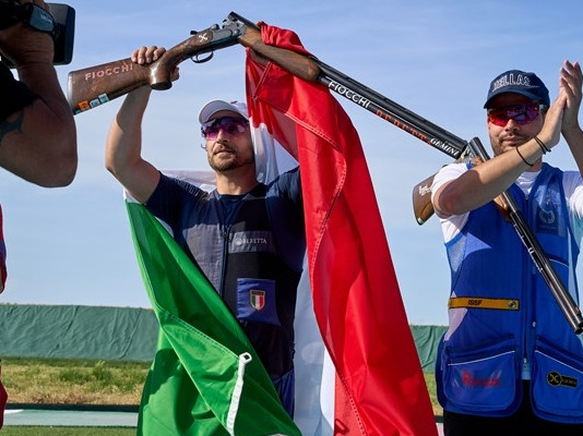 Italia terza nella tappa cipriota della Coppa del mondo di tiro Italia terza nella tappa cipriota della Coppa del mondo di tiro