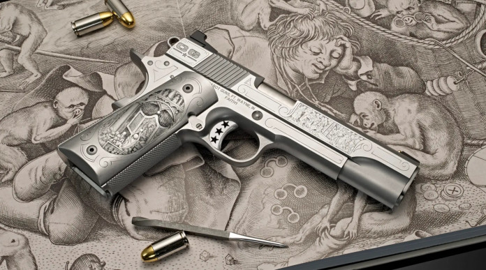 Faith la Cabot Guns presenta la prima pistola della serie The seven virtues collection