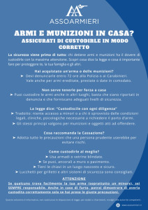 flyer assoarmieri custodia armi munizioni