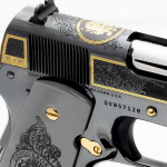 parte posteriore della pistola da collezione sk hernan cortes