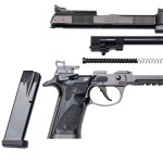 smontati, i componenti della beretta 92x performance dark series