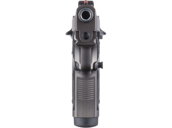 vista frontale della beretta 92x performance dark series