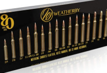Le sedici cartucce Weatherby in un cofanetto da collezione Le sedici cartucce Weatherby in un cofanetto da collezione