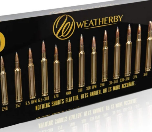 Le sedici cartucce Weatherby in un cofanetto da collezione Le sedici cartucce Weatherby in un cofanetto da collezione