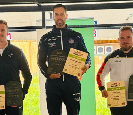 Oro per Mazzetti nella Pardini Rapid fire Cup di Suhl Oro per Mazzetti nella Pardini Rapid fire Cup di Suhl