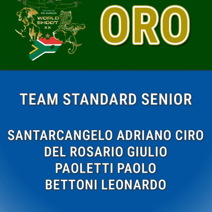 medagliere italiano Ipsc Handgun 2025 team