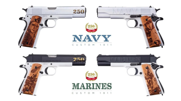 Auto Ordnance lancia due pistole per l’anniversario di marina militare e corpo dei marine