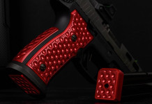 Guancette rosso rubino per customizzare la Sig Sauer P320-Axg Guancette rosso rubino per customizzare la Sig Sauer P320-Axg