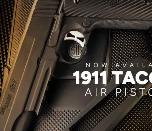 La Sig Sauer 1911 Tacops ora ad aria compressa La Sig Sauer 1911 Tacops ora ad aria compressa