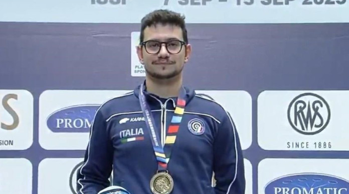 Oro e record per Sollazzo nella Coppa del mondo di tiro a segno