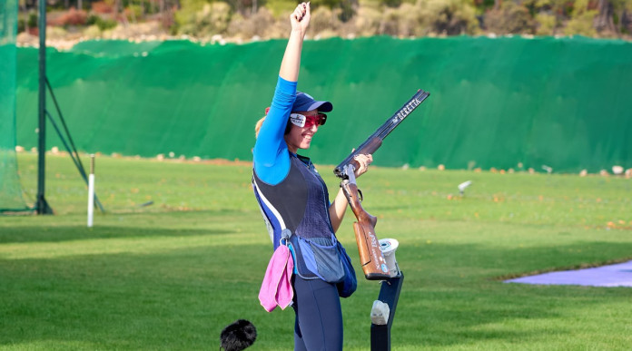 Grandissimo trap mixed team oro per l’Italia nel mondiale di tiro a volo