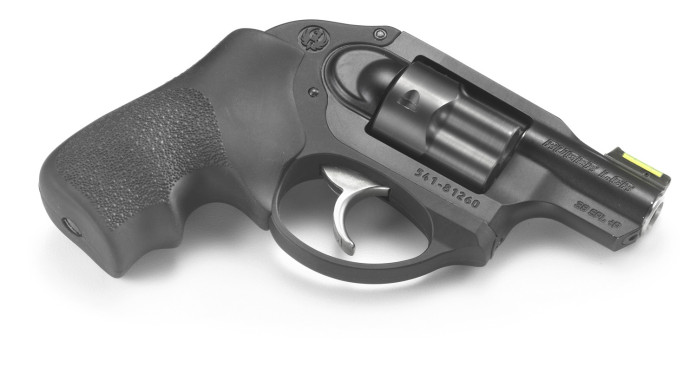Il revolver Ruger Lcr con la mira frontale in fibra ottica