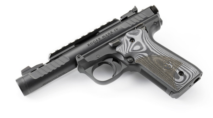 La Ruger Mark IV 22 45 Lite con le guancette G10