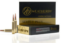 Ecco il calibro .25 Weatherby Rpm Ecco il calibro .25 Weatherby Rpm