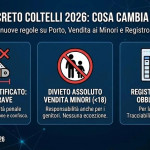 Decreto sicurezza 2026 e coltelli l’opinione della Coltelleria Collini