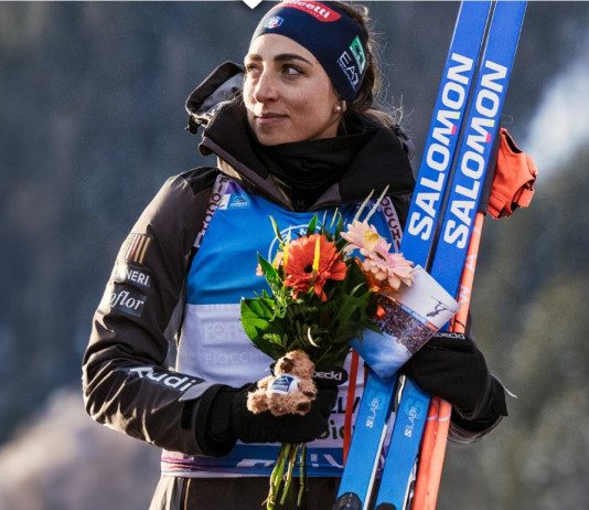 Eos festeggia l’oro di Lisa Vittozzi nel biathlon Eos festeggia l’oro di Lisa Vittozzi nel biathlon