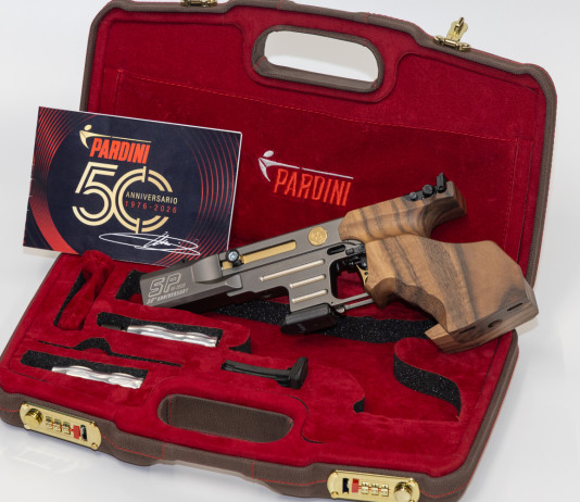 Sp Sport Pistol 50th Anniversary: una pistola celebrativa per Pardini Sp Sport Pistol 50th Anniversary una pistola celebrativa per Pardini