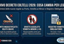 Decreto sicurezza 2026 e coltelli: l’opinione della Coltelleria Collini decreto sicurezza 2026_Collini