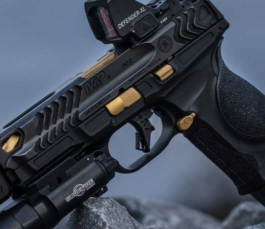 Il freno di bocca per la Smith & Wesson Performance Center M&P M2.0 (anche Metal) Il freno di bocca per la Smith & Wesson Performance Center M&P M2.0 (anche Metal)