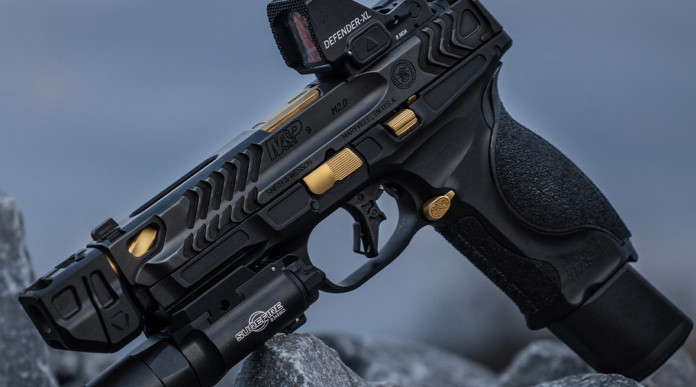 Il freno di bocca per la Smith & Wesson Performance Center M&P M2.0 (anche Metal) Il freno di bocca per la Smith & Wesson Performance Center M&P M2.0 (anche Metal)