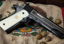 La replica di una Colt M1911 da collezione: da Sk Customs l’Ejercito mexicano Centennial La replica di una Colt M1911 da collezione da Sk Customs l’Ejercito mexicano Centennial