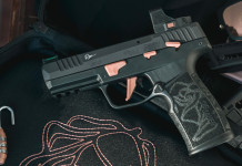 La rimfire Sig Sauer P322 nella linea Rose (col red dot Romeo Rs) La rimfire Sig Sauer P322 nella linea Rose (col red dot Romeo Rs)