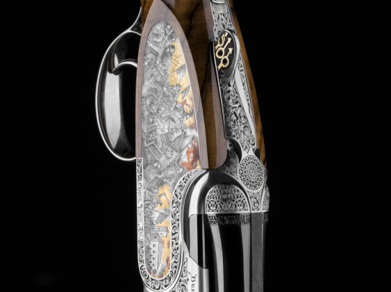 incisione bascula Beretta So10 Eell History