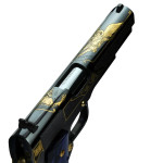 san michele e il diavolo sulla pistola sk guns san miguel arcangel