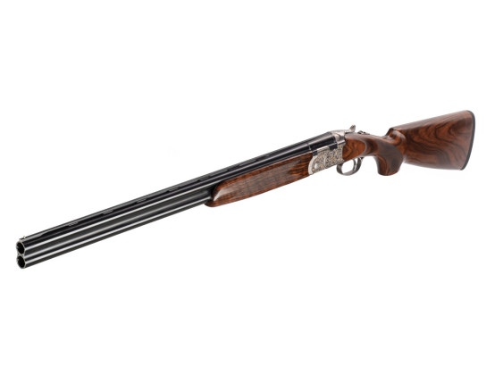 vista frontale del fucile sovrapposto Beretta 687 Silver Pigeon 500 Years