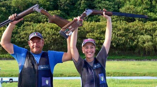 Bronzo per l’Italia nella Coppa del mondo Issf di tiro Bronzo per l’Italia nella Coppa del mondo Issf di tiro - Massimo Fabbrizi e Alessia Iezzi, bronzo nel trap mixed team