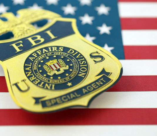Quanti background check richiesti in America tra gennaio e luglio 2026? Quanti background check richiesti in America tra gennaio e luglio 2026 - distintivo Fbi su bandiera americana