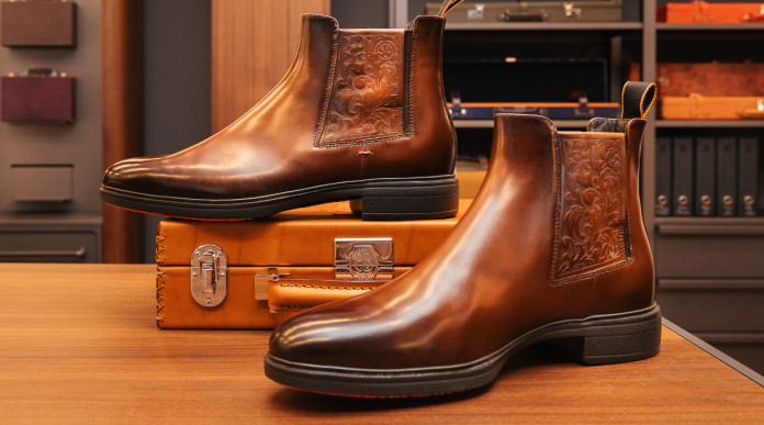 Stivaletti Santoni per i 500 anni di Beretta Stivaletti Santoni per i 500 anni di Beretta